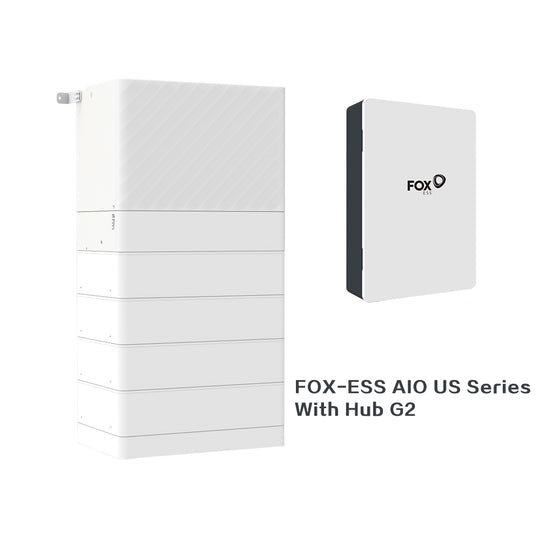 Fox ESS PowerQ AIO 11.4-EQL4 All-in-One Home Energy Storage System (With Fox Hub G2) | 11.4kW Output with 16kWh capacity | Split-Phase Hybrid | AC-Coupled and DC-Coupled | UL9540 Certified and CEC Listed