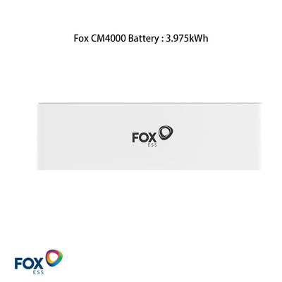 Fox ESS ECS4000 Battery CM4000 | Master LFP Stackable Batteries With Full Capacity 3.975kWh
