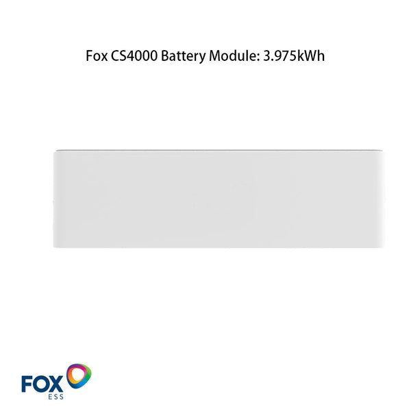 Fox ESS ECS4000 Battery CS4000 | Sub LFP Stackable Batteries With Full Capacity 3.975kWh