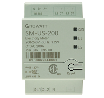 Growatt SM-US-200 200A 2 CTs Smart Energy Meter