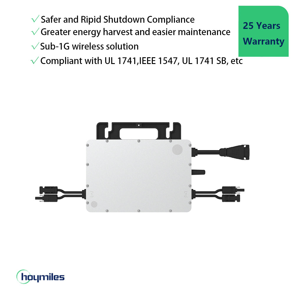 Hoymiles HMS-700-2T-NA 2-in-1 Microinverter | High-powered Module Powe ...