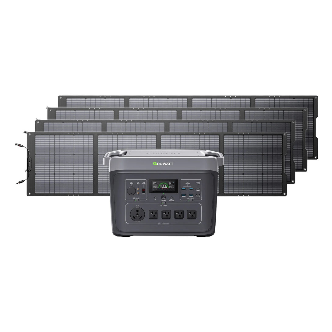 Infinity 2000 Growatt INFINITY 2000 PRO Portable Power Station | 2048Wh 51.2V & 2000 ...