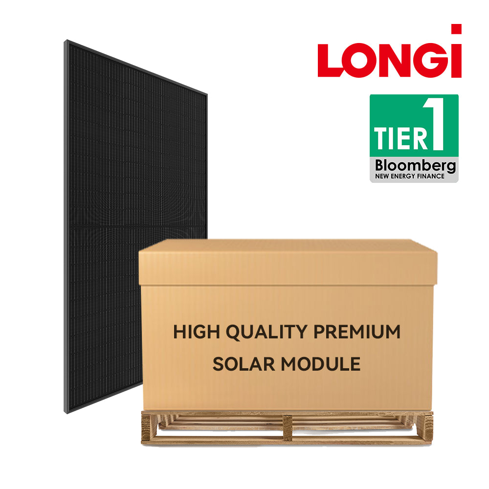 LONGi 10.95kW Pallet | LR4-60HPB 365M 365W Full Black Monocrystalline ...