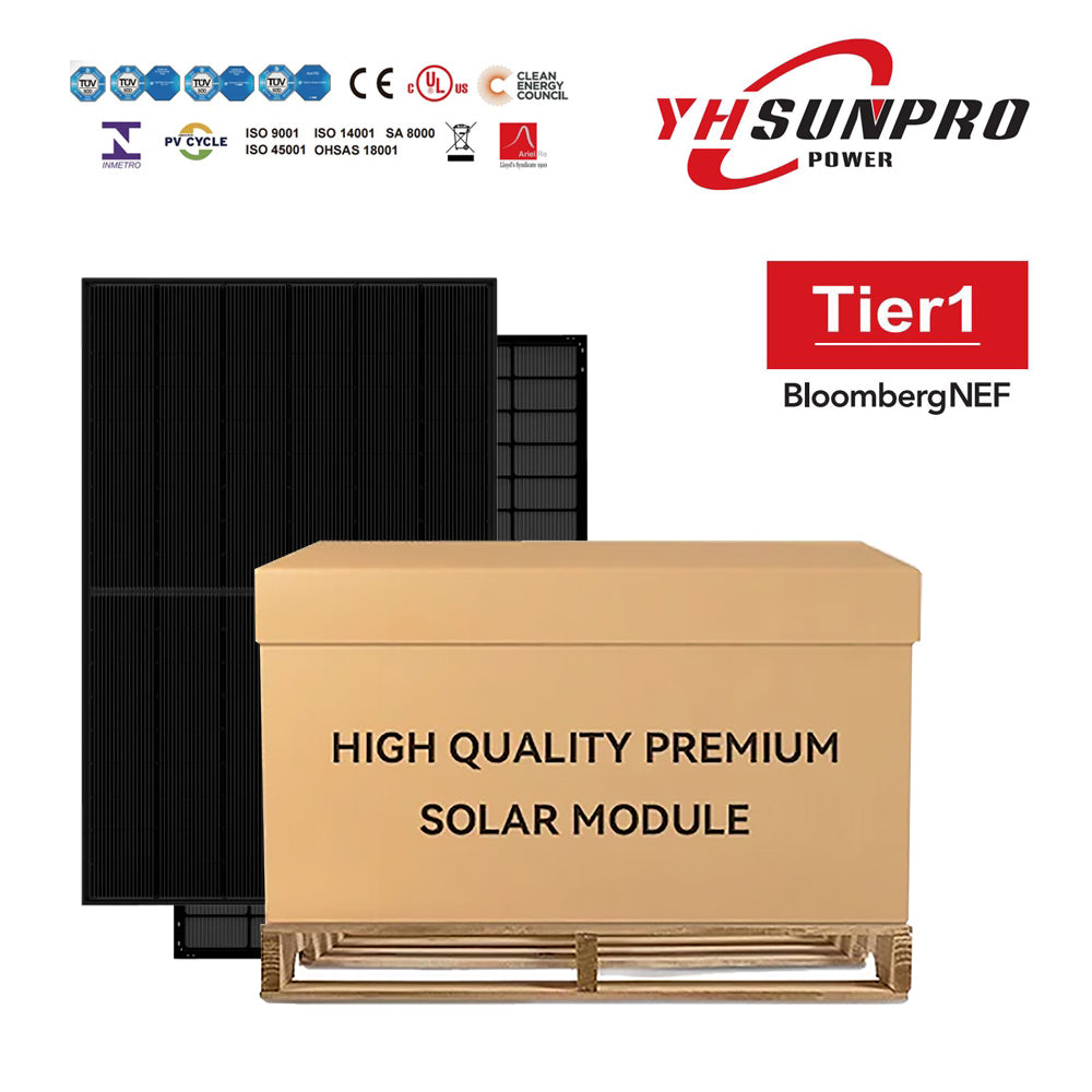 SUNPRO 405W Transparent Solar Panels | M10 HI-EFF TWIN MONO