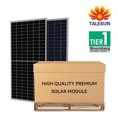 Talesun 550W 144-Cell Bifacial Dual Glass Solar Panel | 10BB Half-cut Mono Perc | BIPRO TD7G72M | Full Pallet ( 31 pcs ) 17.05kW Total